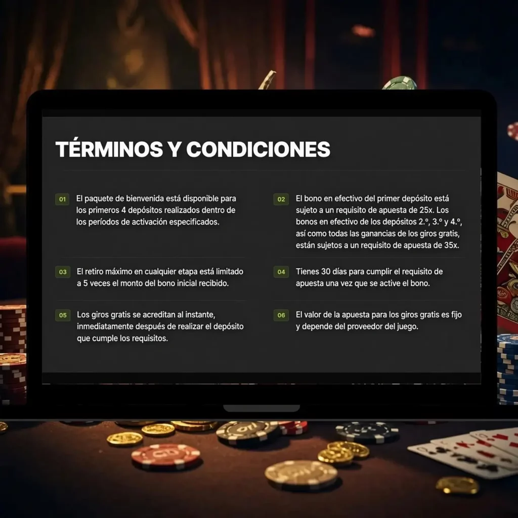 Terminos y Condiciones de Alta Ficha