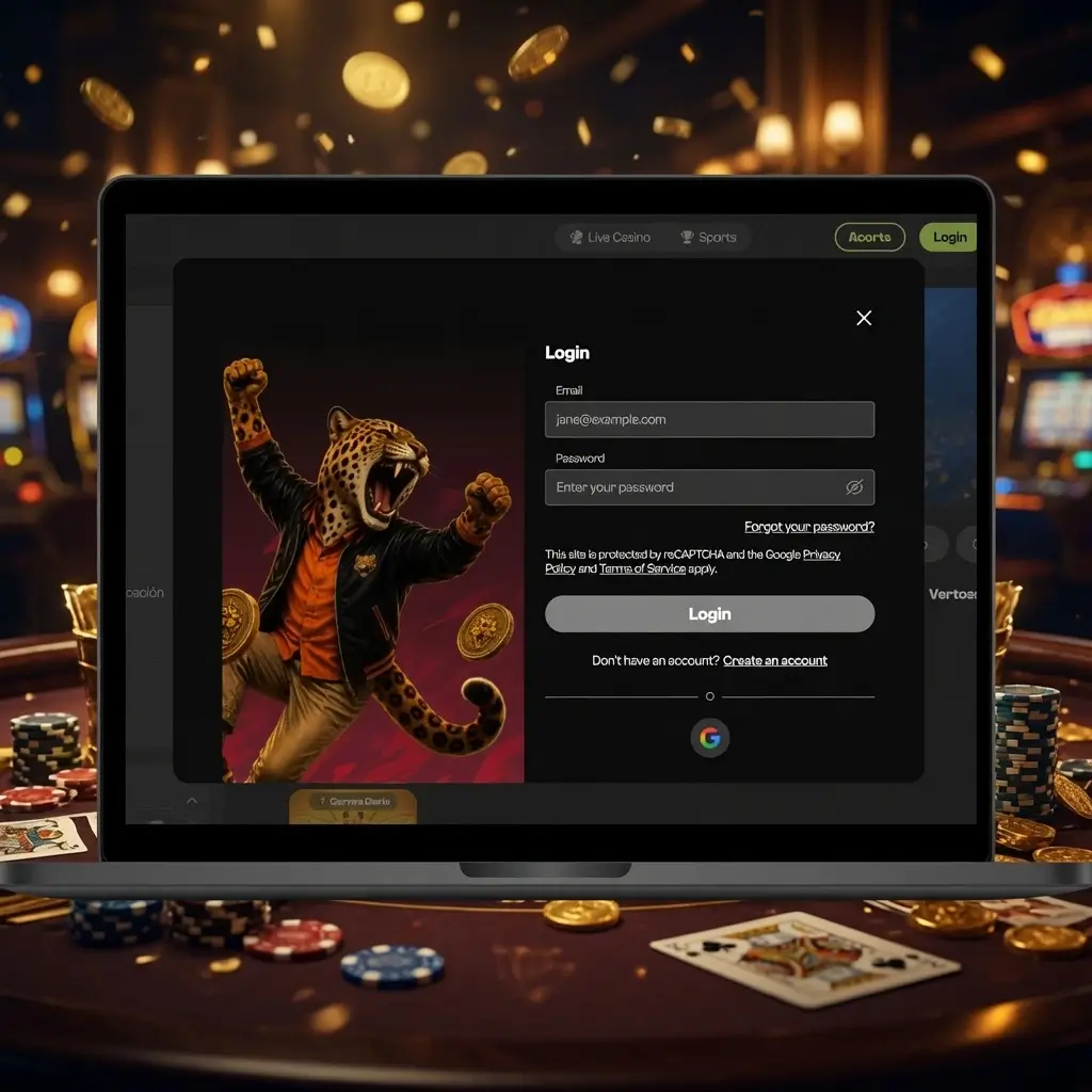 Login Form on a notebook